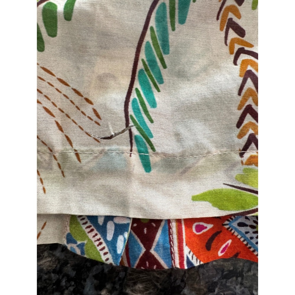 Johnny Was Michaella Peasant Blouse Avelar Tropical Print Top C18826-4 Small NEW - Picture 11 of 11